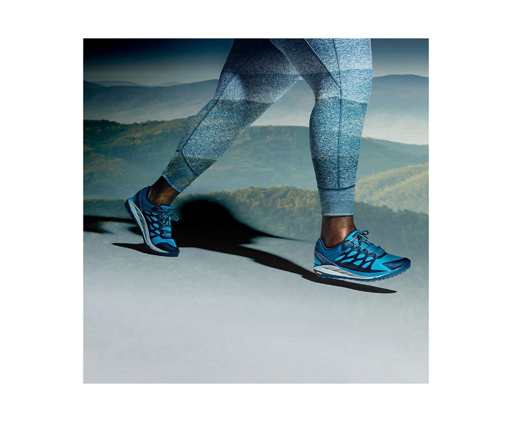 Merrell Sneakers Blue - Antora 2 - Womens 27GRBSOWM